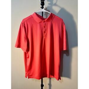 George Brand Large Salmon Polyester Polo